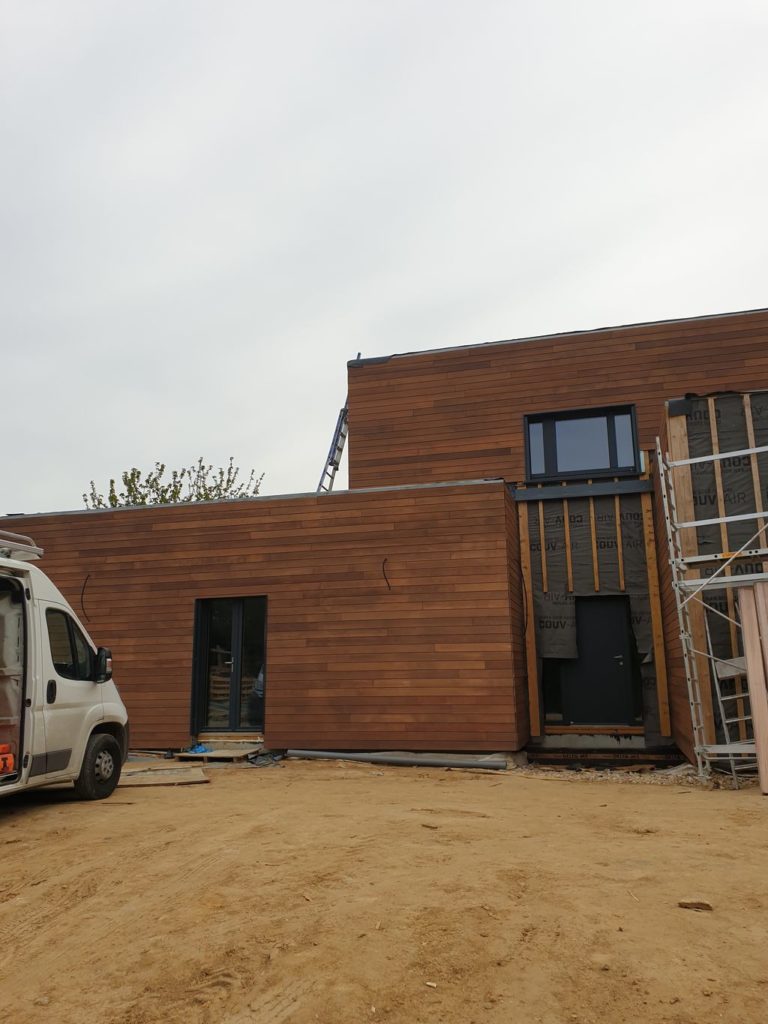 Maison ossature bois en Gironde, JC Charpentes
